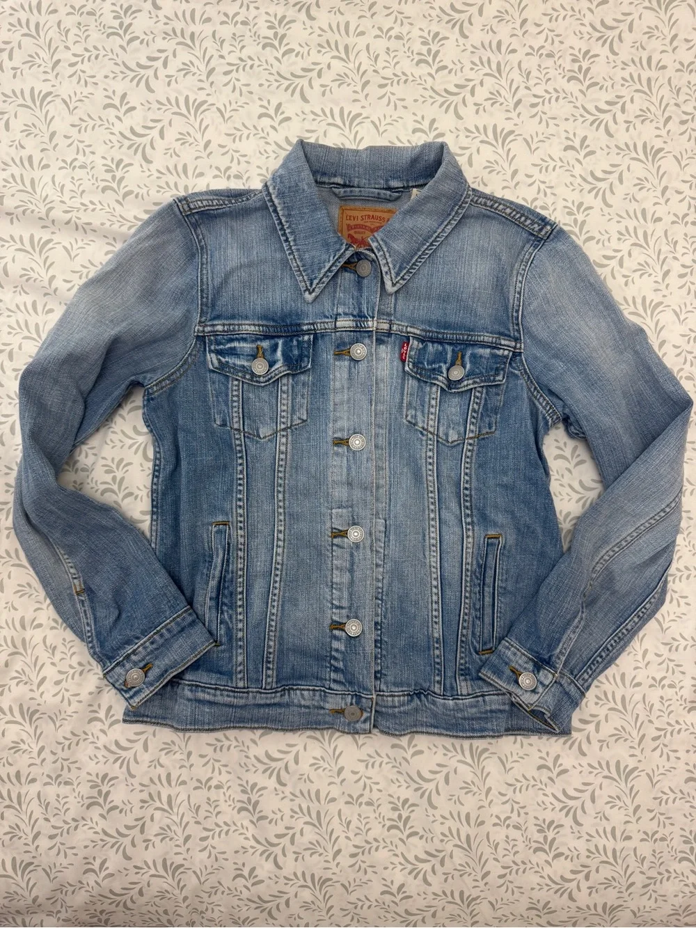 Levi's Light Blue Washed Denim Jacket - Picture 1 of 2